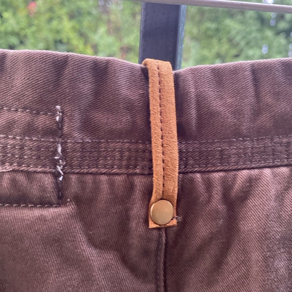 TIMBERLAND Men's Dark Brown Flat-front Khaki Pants Size 36x32 NWT - Picture 9 of 11